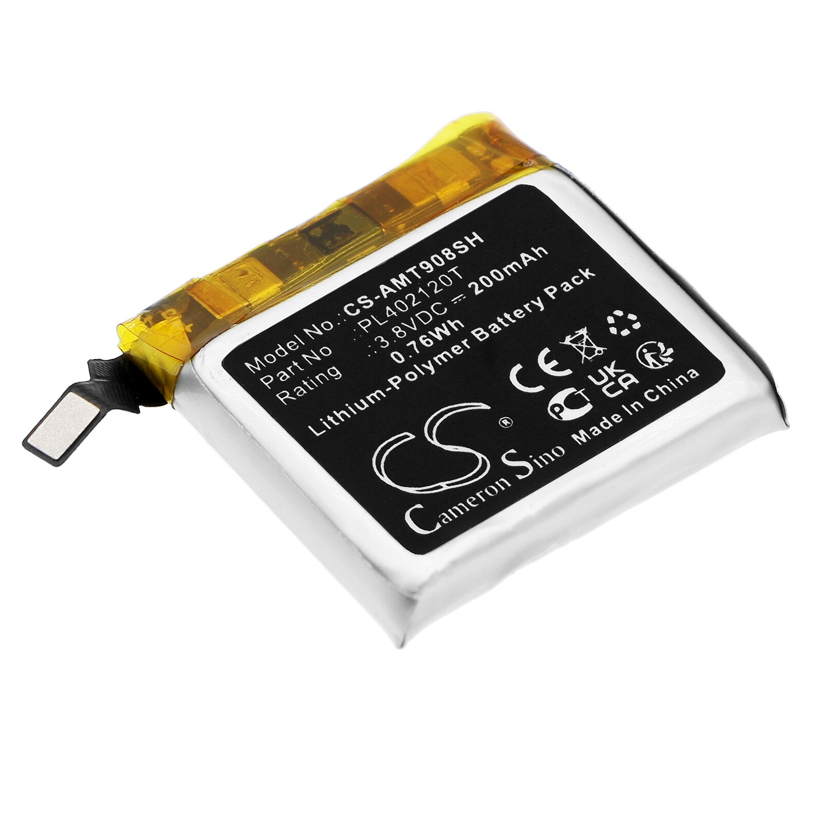 Akku Älykelloon Amazfit ARES:iin, A1908