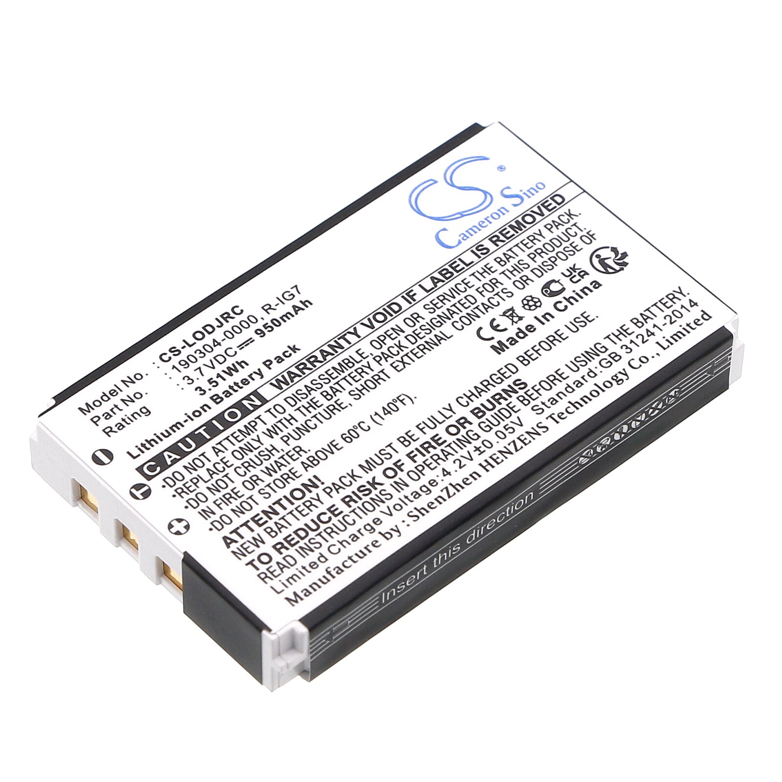 Akku Kaukosäädin Logitech langattomaan DJ-musiikkijärjestelmään, R-RF11:een