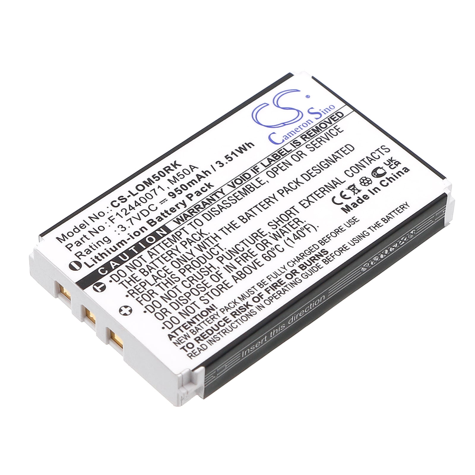 Akku hiiri, Näppäimistö Logitech diNovo Edge, DiNovo Mini, Y-RAY81 varten