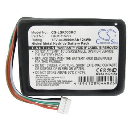 Akku Kaukosäädin Logitech Squeezebox Radio, XR0001, X-R0001, X-R0001 -puhelimeen