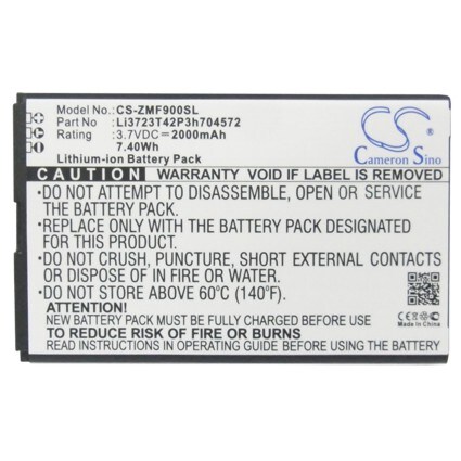 Hotspot-akku ZTE MF90, MF91, MF91D ja muille.