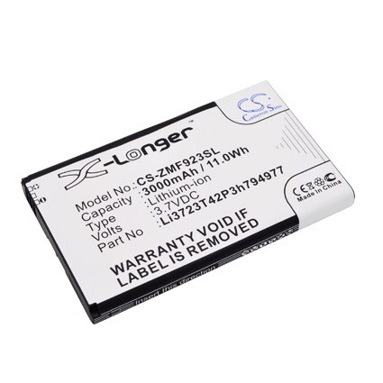Akku Hotspot ZTE MF923, VELOCITY -puhelimeen