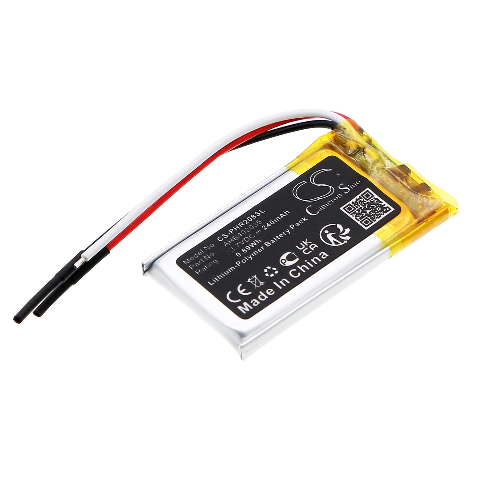 Akku Dashcam varten Philips CVR208