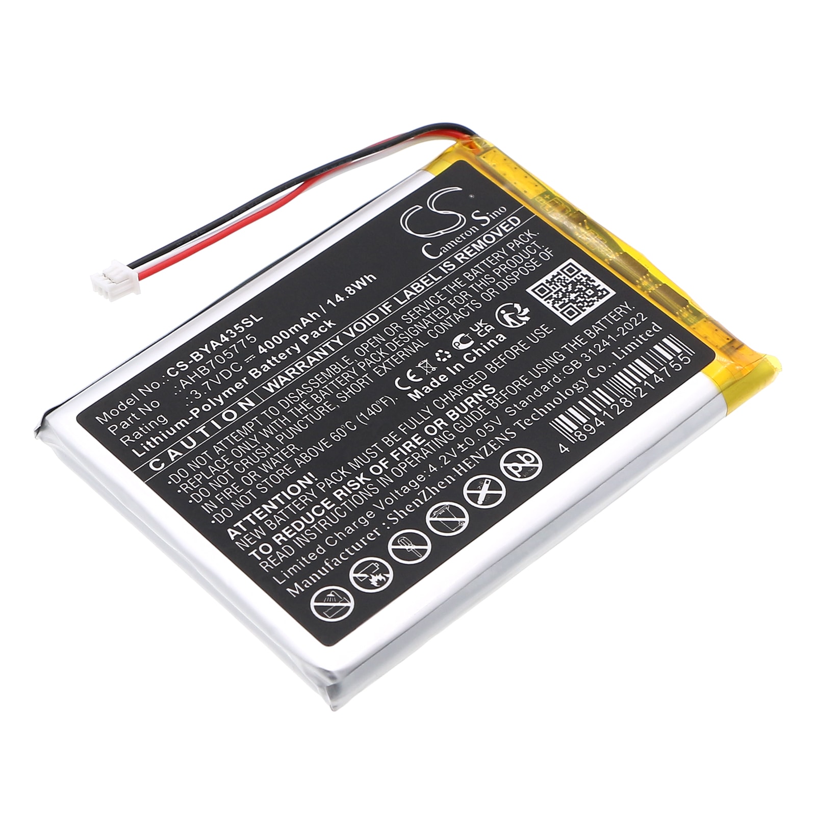 Akku BabyPhone -puhelimeen Babymoov A014426, A014433, A014435 jne. varten.