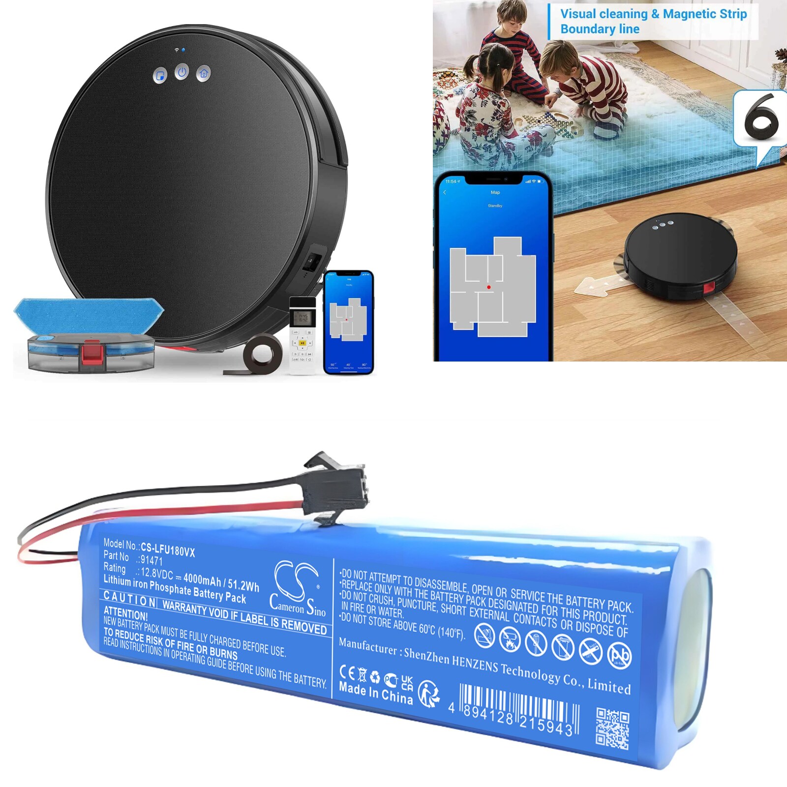 Akku Tyhjiö Lefant U180:lle