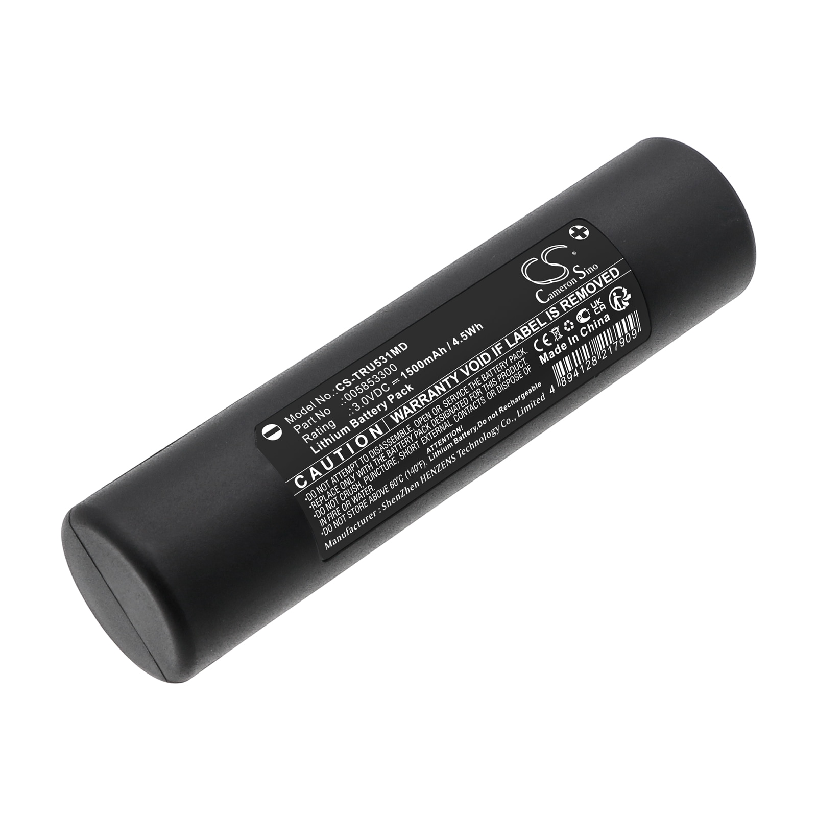 Akku Truphatek Laryngoscope TRU-MR 5310m -laitteeseen