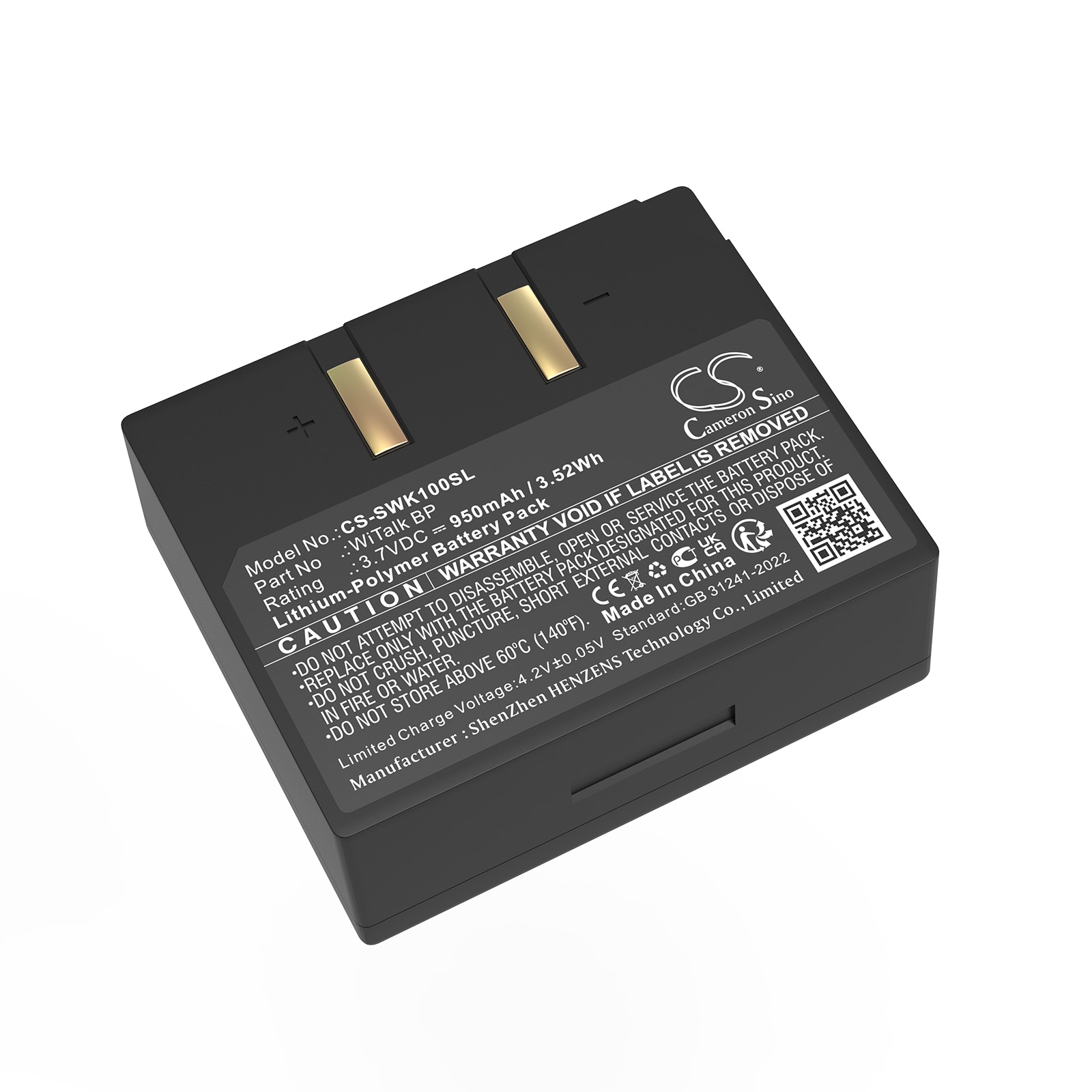 Akku Langattomat kuulokkeet Saramonic Hub Intercom tukiasemaan, WT5S jne. varten.