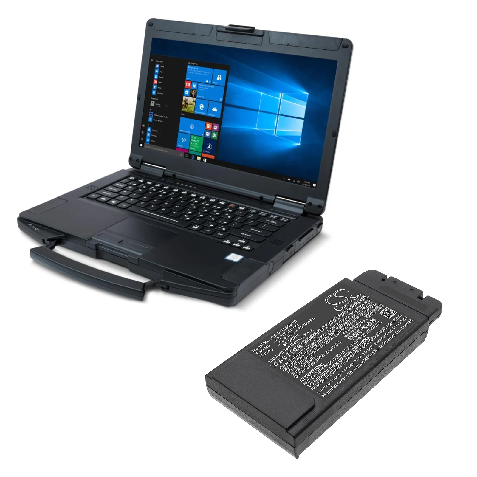 Panasonic Toughbook FZ-55 Akku 6200mAh 10.8V Li-ion – Yhteensopiva FZ-55 MK1, MK2 ja MK3