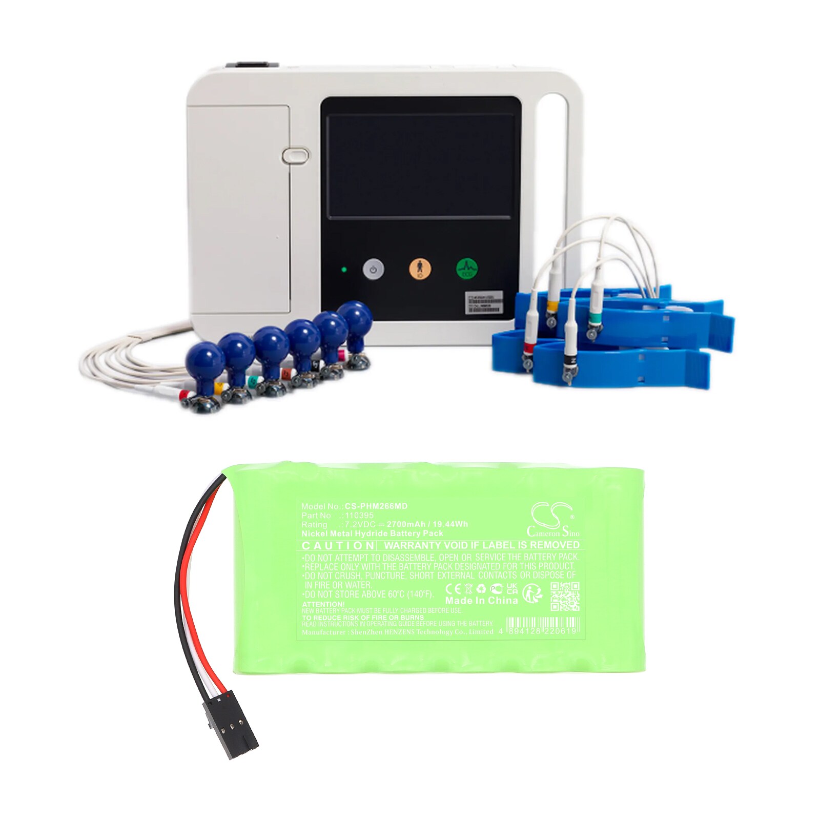 Akku Phillips PageWriter 10, PageWriter 10i -laitteisiin