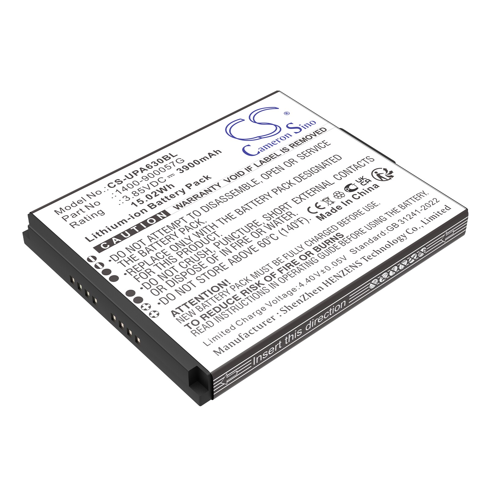 Akku Viivakoodin skanneriin Unitech EA630, EA630 Plus, Viivakoodin skanneri