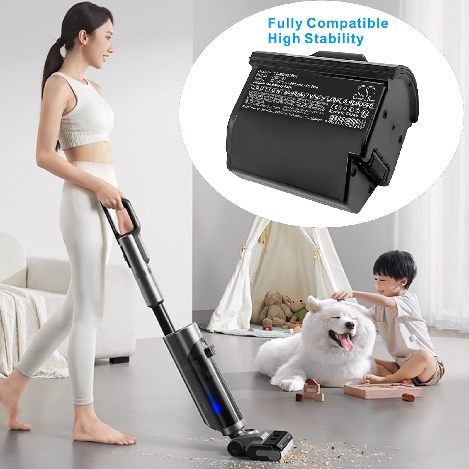 Akku Tyhjiö Midea G9, G9 Plus, G9 Pro -puhelimiin Midea G9, G9 Plus, G9 Pro