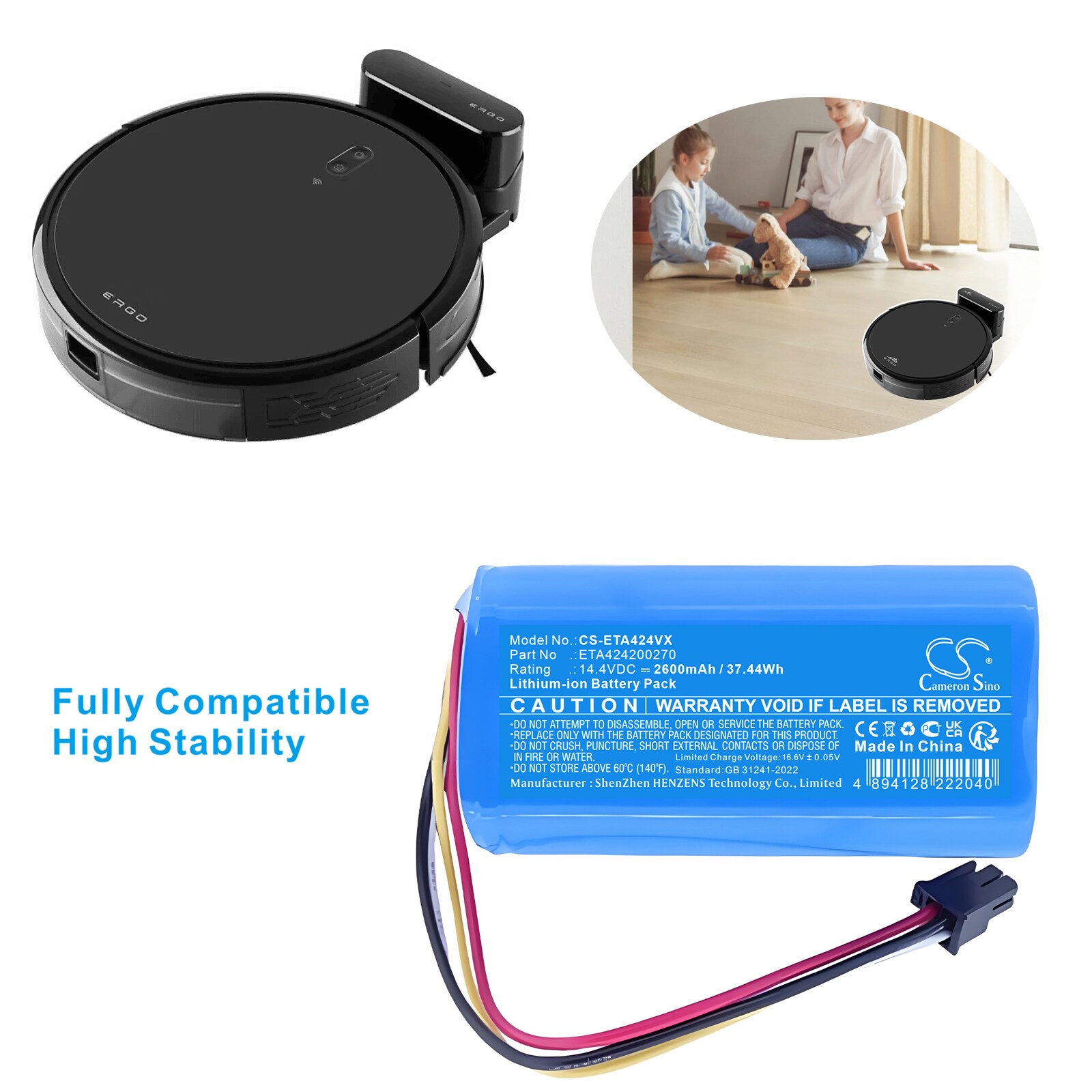 Paristo Tyhjiö varten ETA 2218 9000 Ergo, 2218 Ergo, Ergo 2218, Ergo 2218:lle