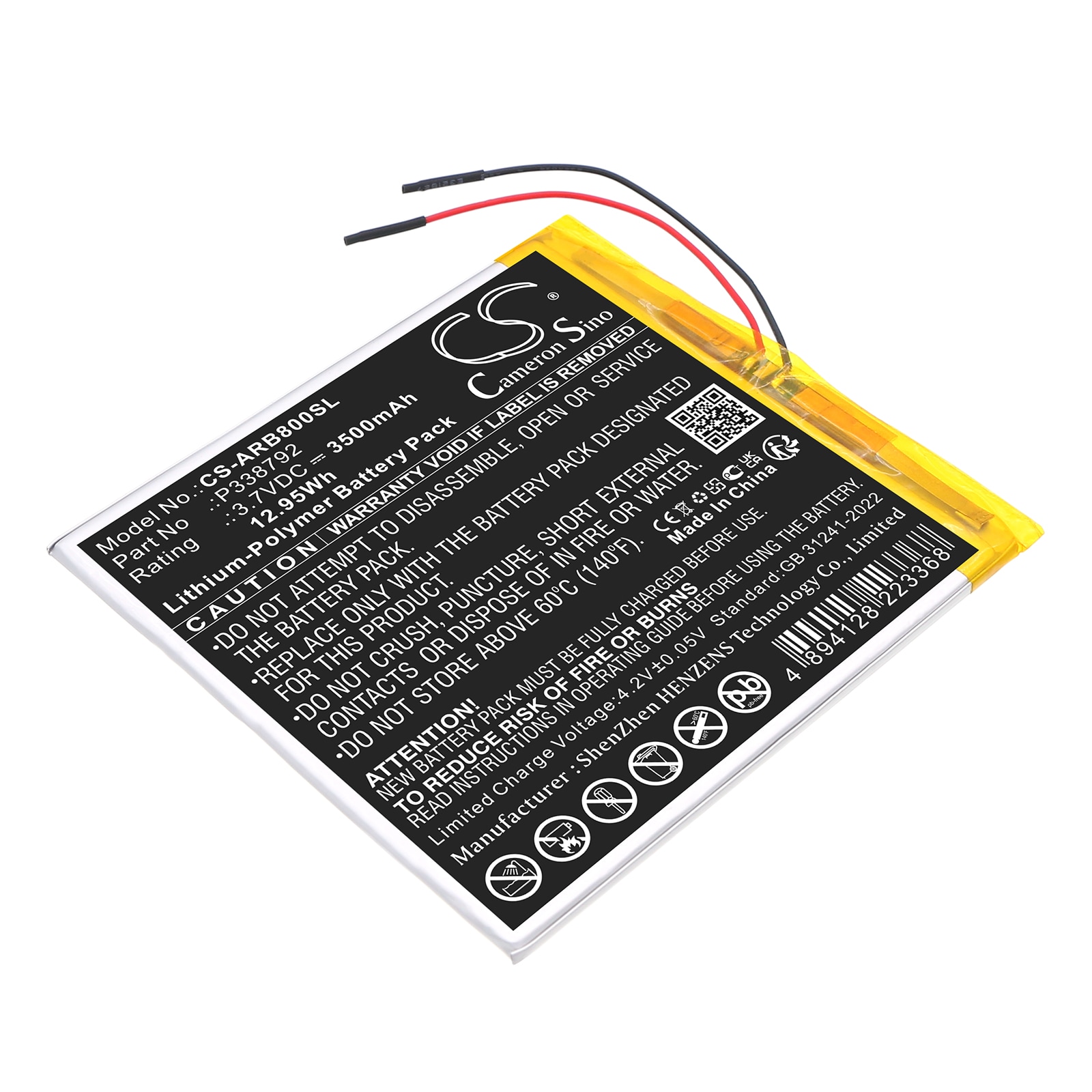 Akku Tabletti Archos 8OB Xenon -tabletille