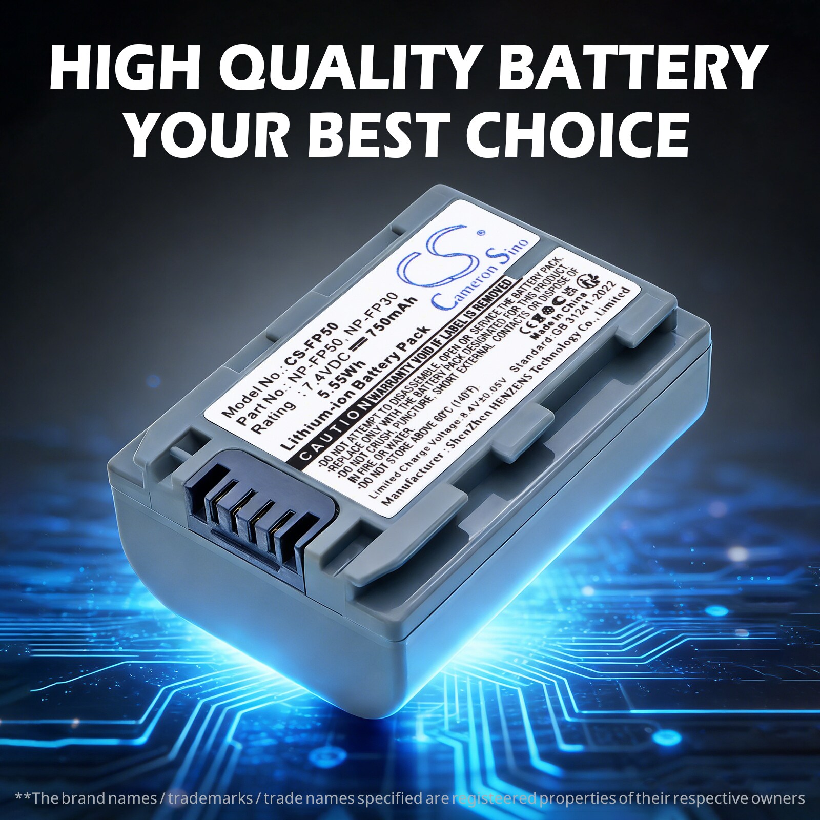 Kameran akku Sony DCR-SR40, DCR-DVD703E, DCR-HC17 jne. varten.