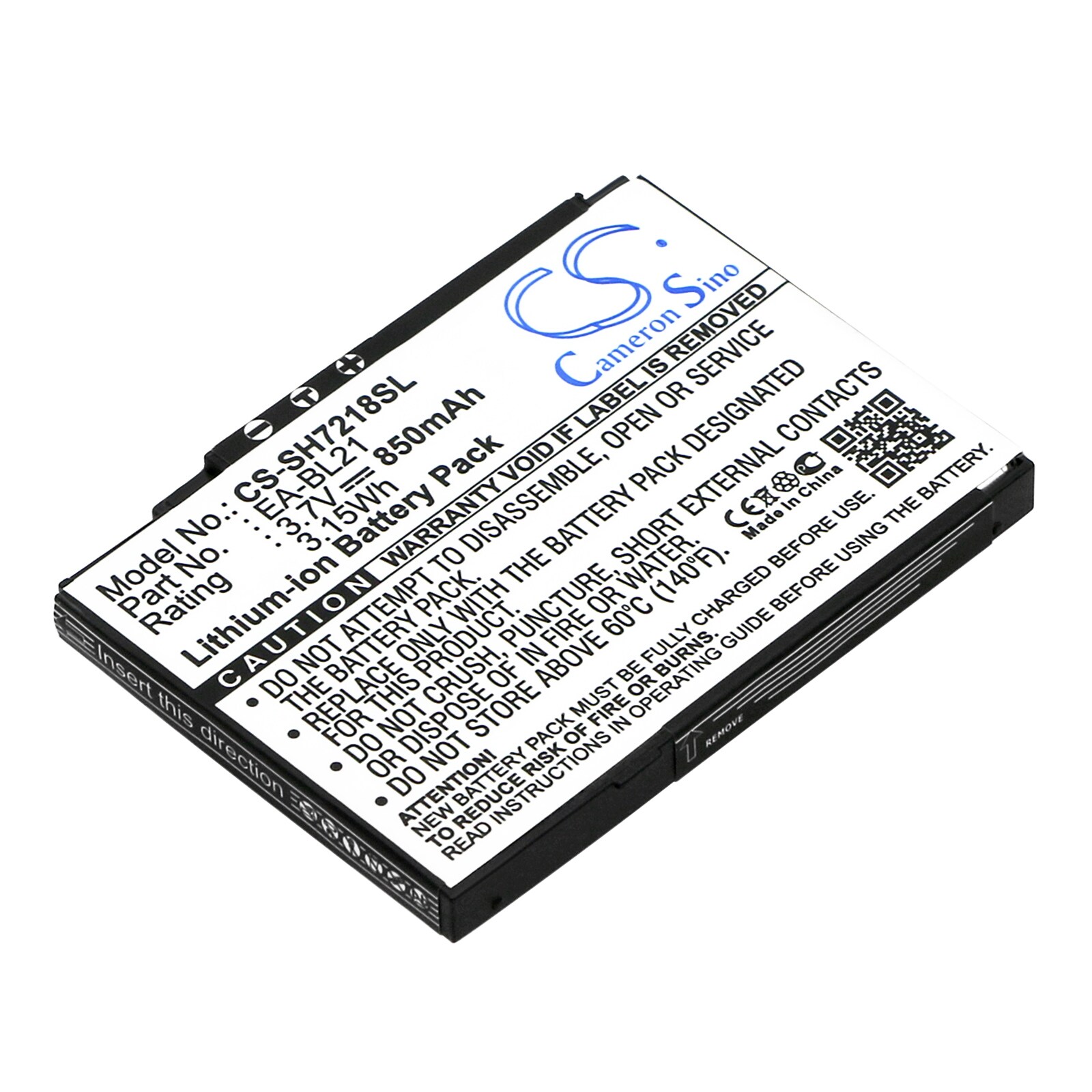 Akku älypuhelin, Matkapuhelin varten Sharp SH7218C, SH7218U, SH803T jne.