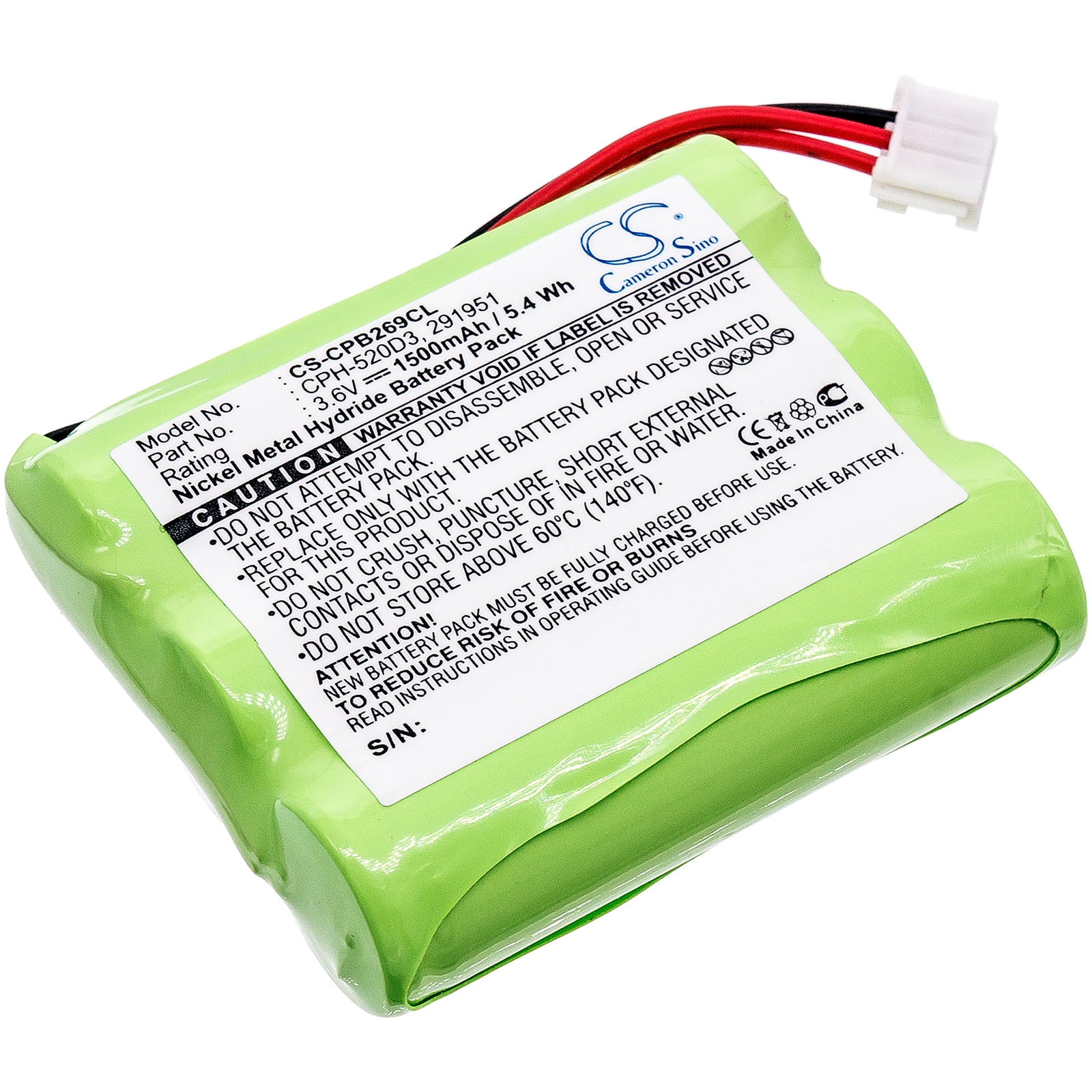 Akku Langaton puhelin RCA 25450RE3, H25450RE3, 5-2699 ja muut.
