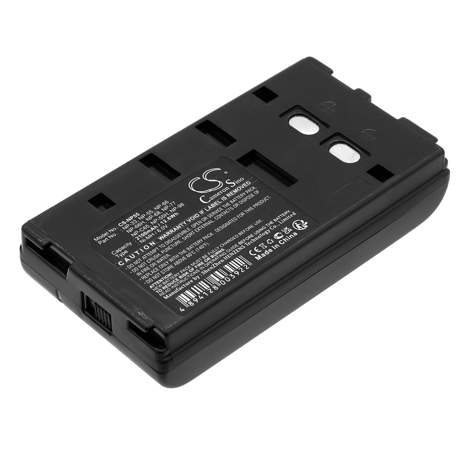 Akku ITT NP-552-, NP-554-, V8-130- ja muihin kameroihin