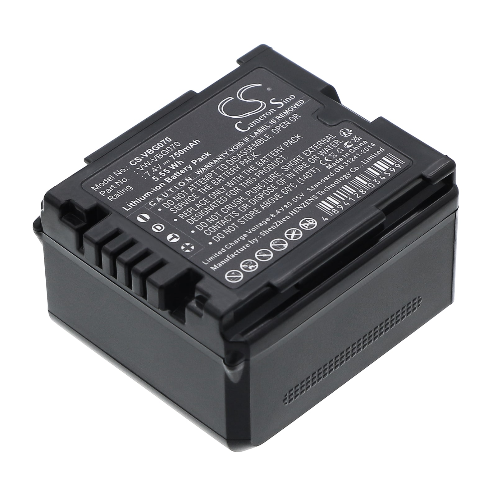 Akku Panasonic HDC-SD9-, HDC-HS9-, HDC-SD5- ja muihin kameroihin.