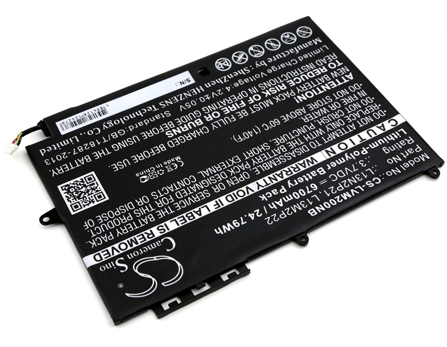 Kannettavan tietokoneen akku, sopii Lenovo Miix 2 10-, Miix 2-, Miix 3 10- ja muihin malleihin.