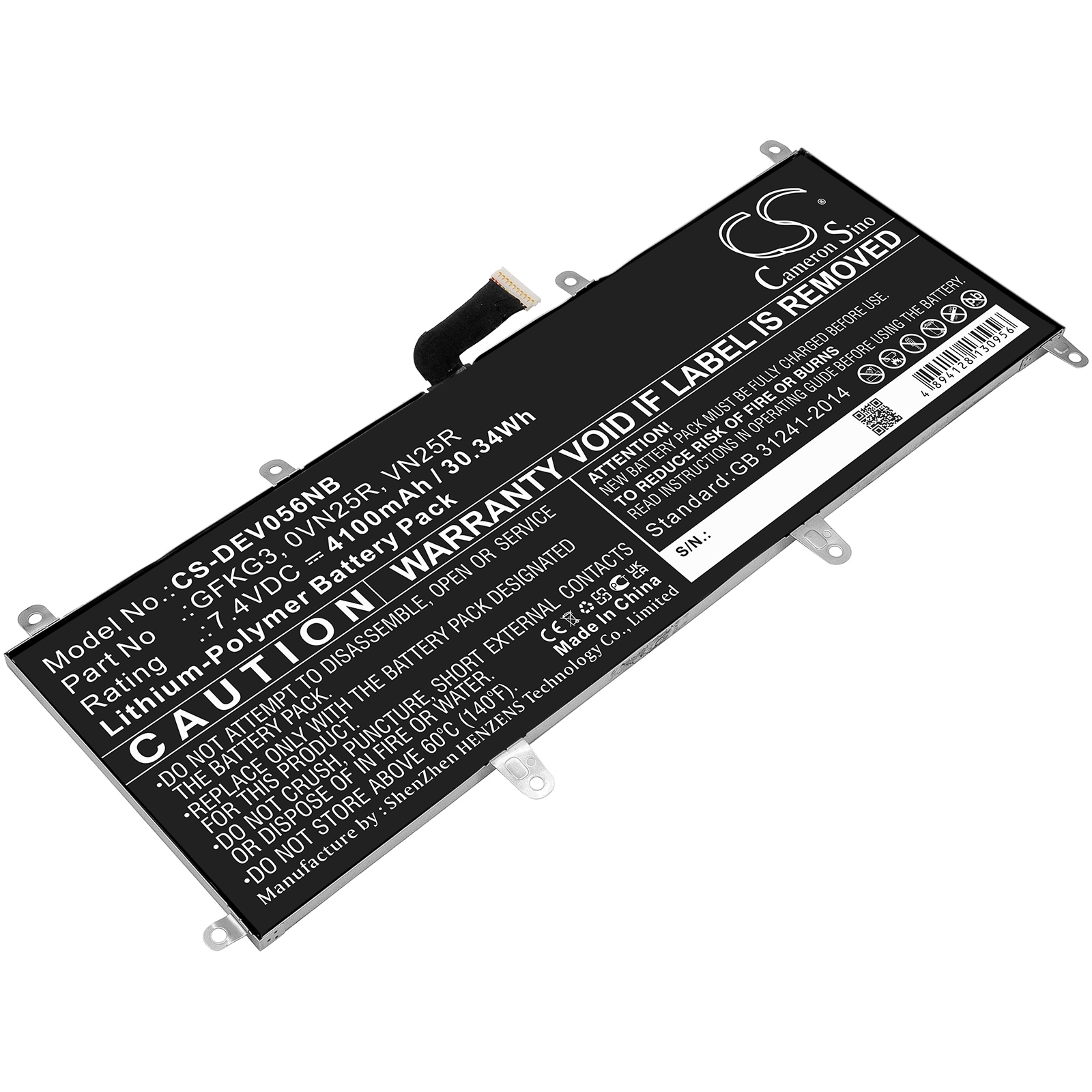 Kannettavan tietokoneen akku, Dell Venue 10 Pro, Venue 10 Pro 5056