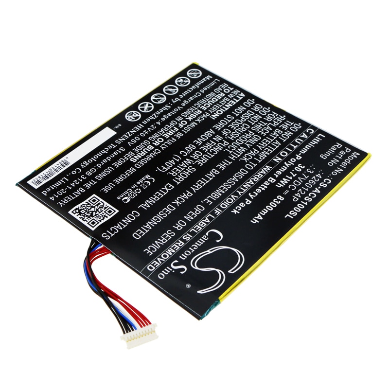 Akku Acer One 10 S1002-, Aspire N15p2- ja Switch 10 -tableteille