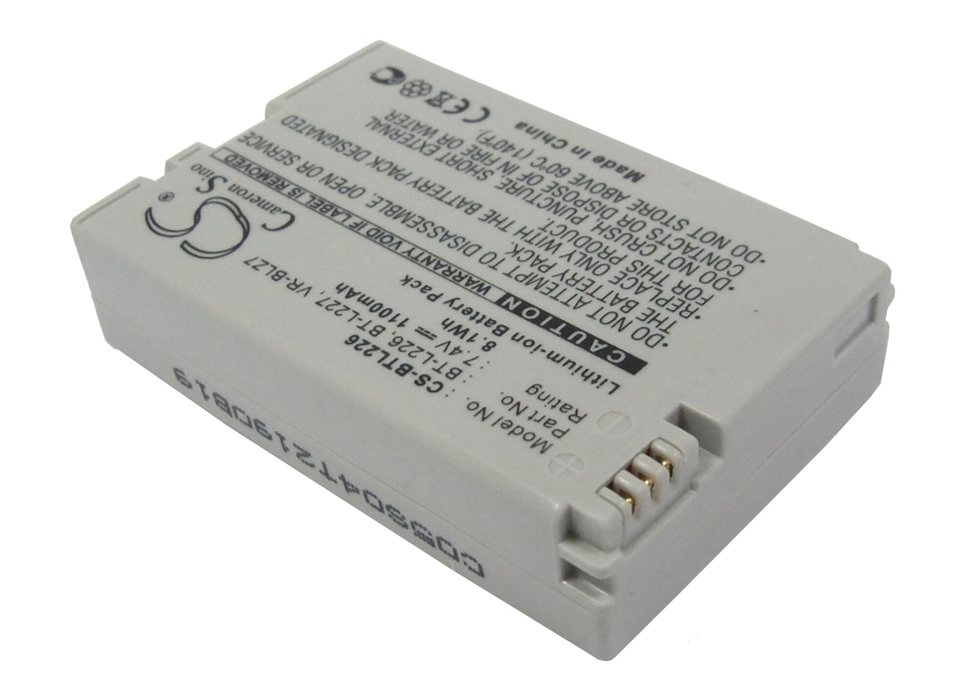Akku Sharp VL-Z5-, VL-Z3H-, VL-Z300W- ja muihin kameroihin