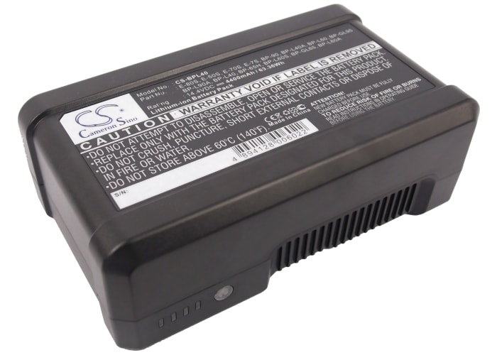 Akku Sony HDW-790WSP-, DSR-300PK-, DSR-250- ja muiden kameroiden käyttöön.