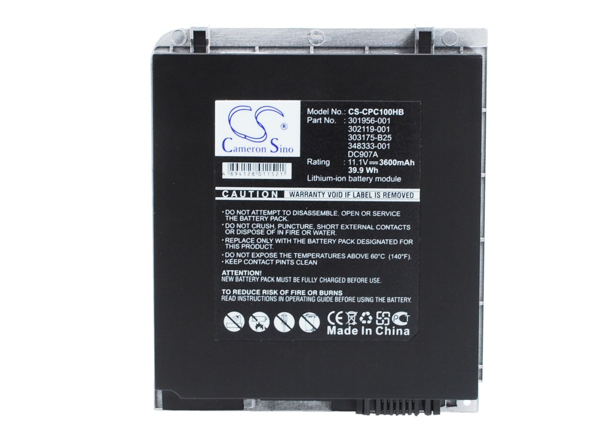 Kannettavan tietokoneen akku, sopii mm. Compaq Tablet PC TC1000-470045-150 -malliin ja muihin.