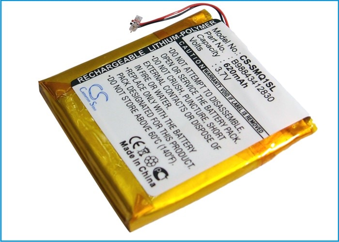 Akku Samsungin YP-Q1 4G-, YP-Q1 8G-, YP-Q1 16 -mallien ja muiden Media Player -laitteiden käyttöön.