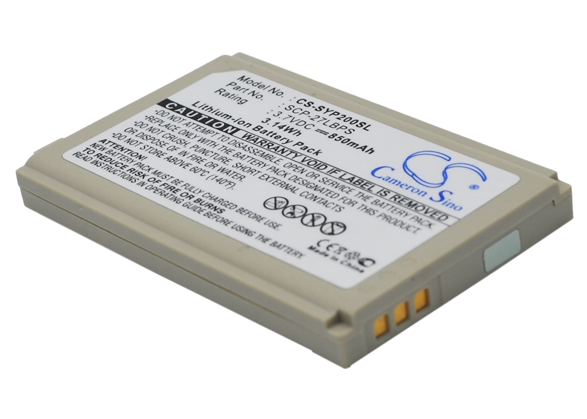 Älypuhelimen akku, sopii Sanyo Pro-200-, Pro-700-, SCP-E4100- ja muihin malleihin.