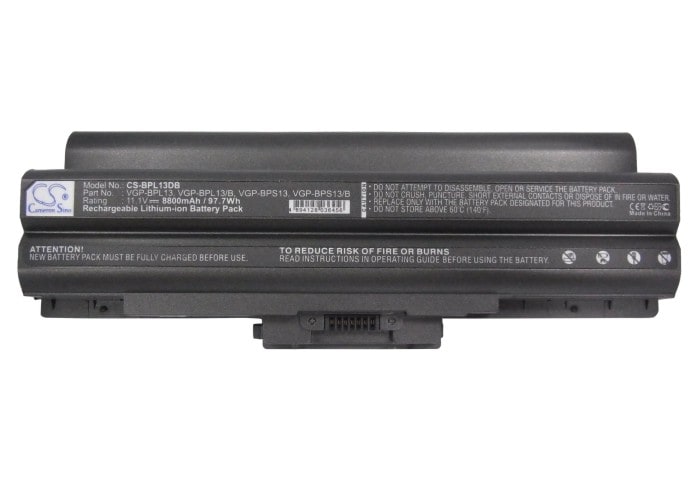Kannettavan tietokoneen akku, Sony VAIO VGN-AW230J/H ja muut mallit.