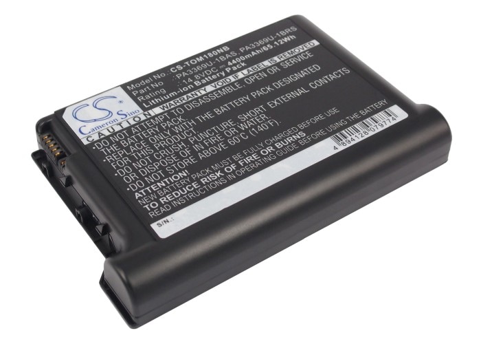 Kannettavan tietokoneen akku, Toshiba Satellite M18:lle, Satellite M19:lle