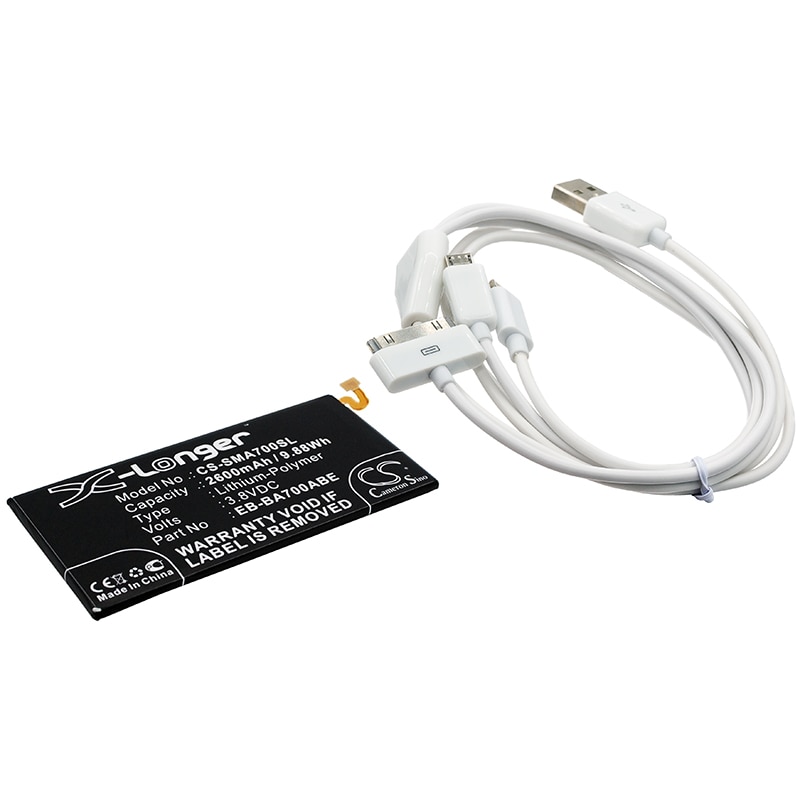 Akku Meikkipeili-laitteeseen, sopii mm. Samsung Galaxy A7:lle, SM-A700F:lle, SM-A700FD:lle jne.