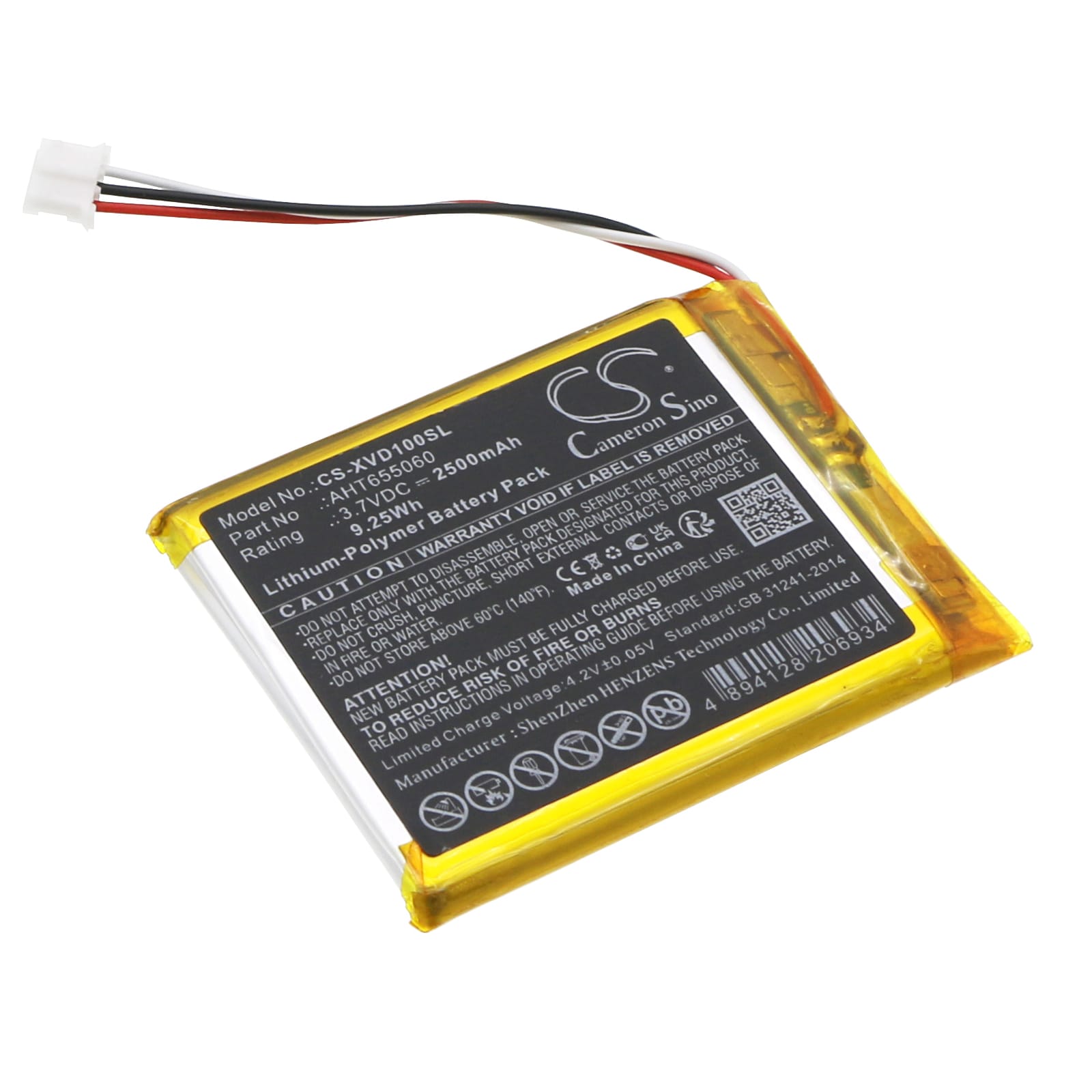 Akku Xhorse VVDI Key Tool Max -ohjelmointilaitteen diagnostiikkaskanneriin