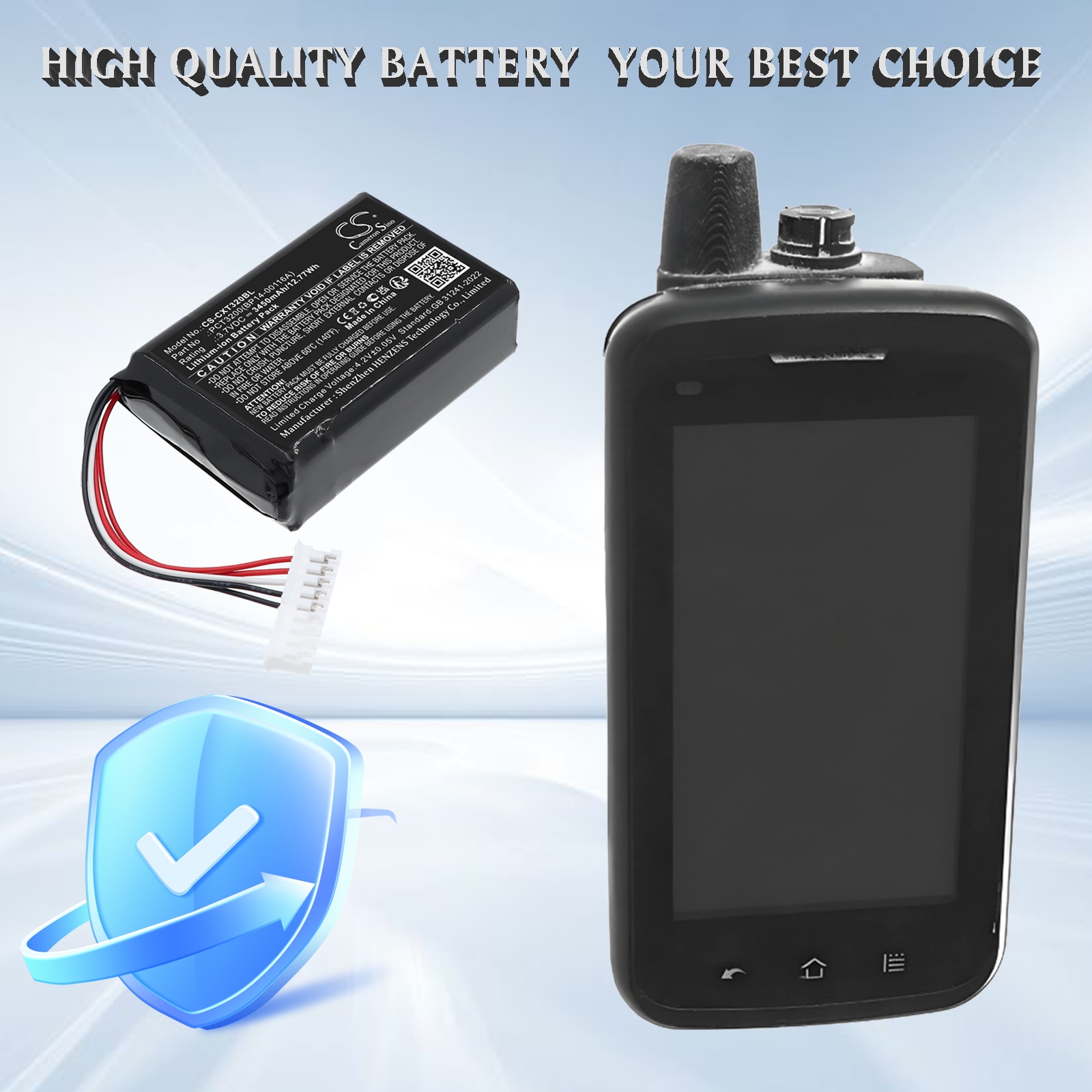 C-One PCT3200 Rugged -viivakoodilukijan akku