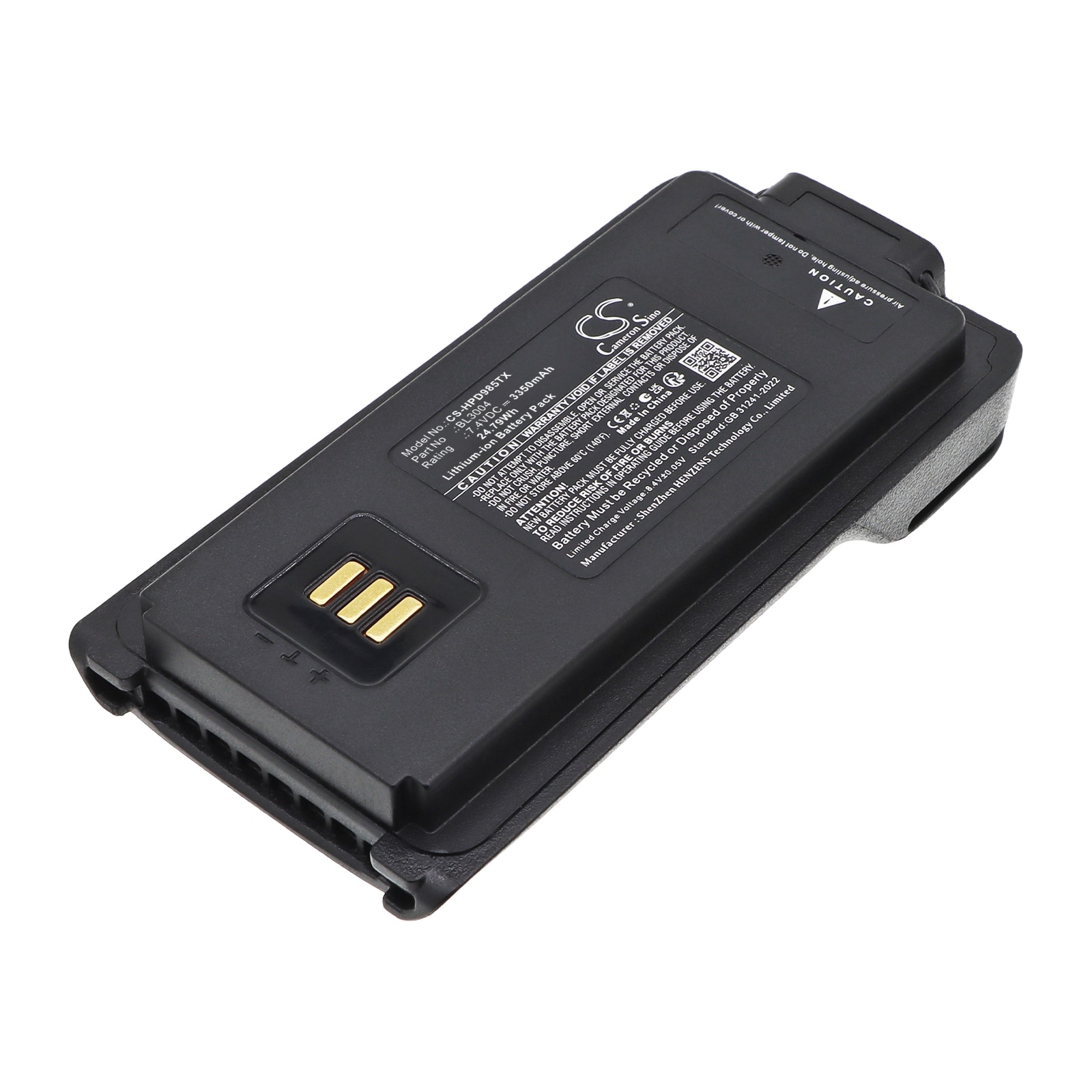 Akku Hyteran kaksisuuntaiseen radioon  PD980, PD980, PD985 jne.