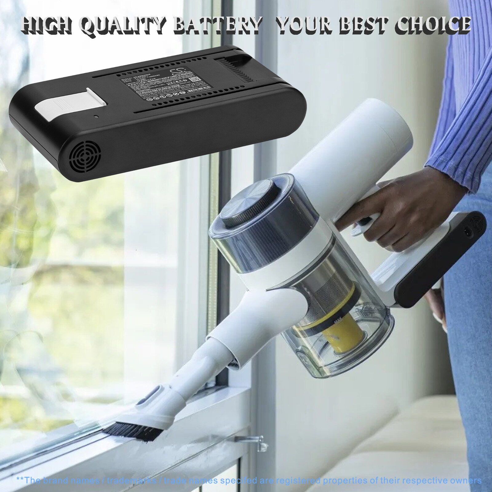 Akku KARCHER VCN 3, VCN 3 Cordless Vacuum Cleaner, VCN 4 ja muihin malleihin.