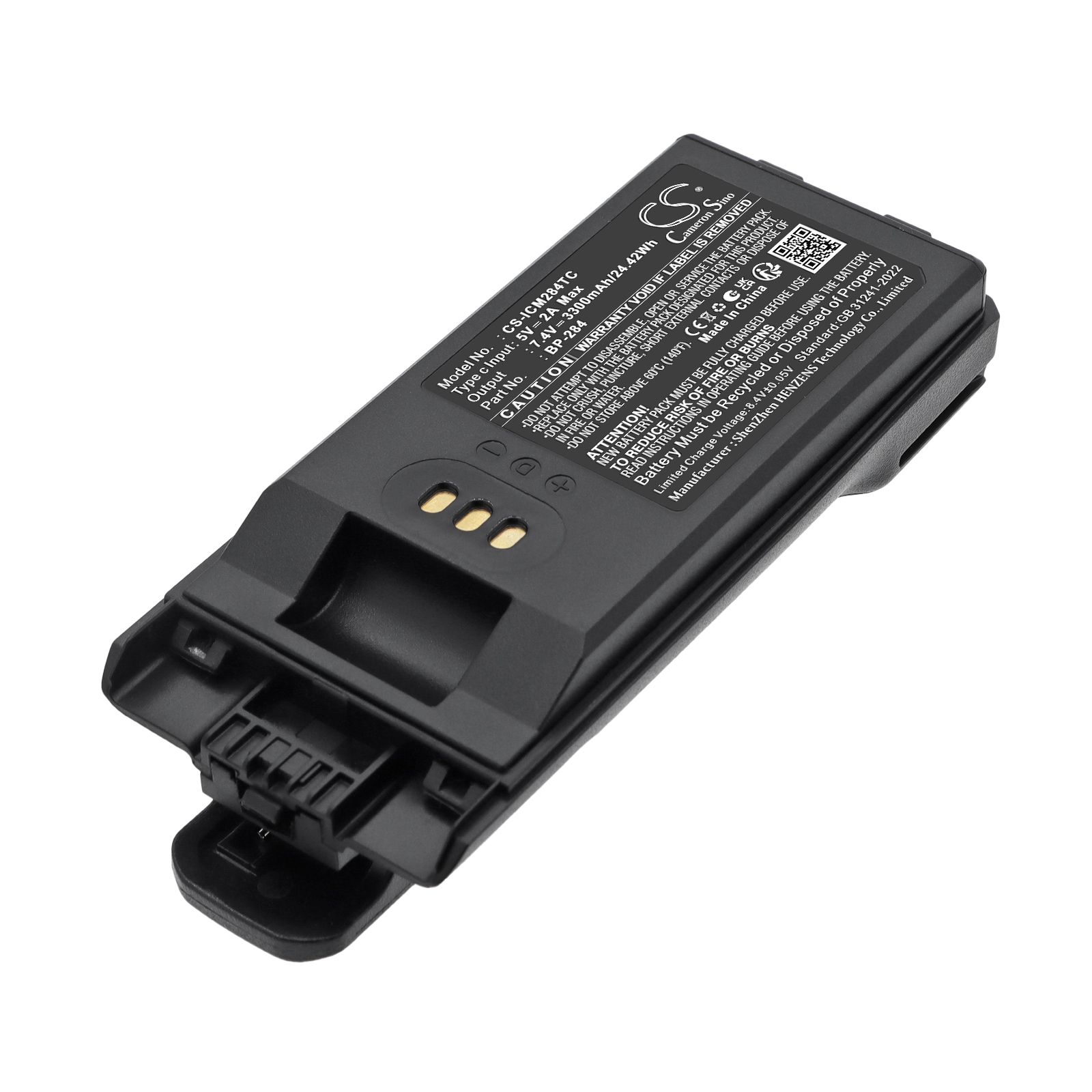 Akku kaksisuuntaiseen radioon, sopii malleihin Icom IC-F3400, IC-F3400D, IC-F3400DP jne.