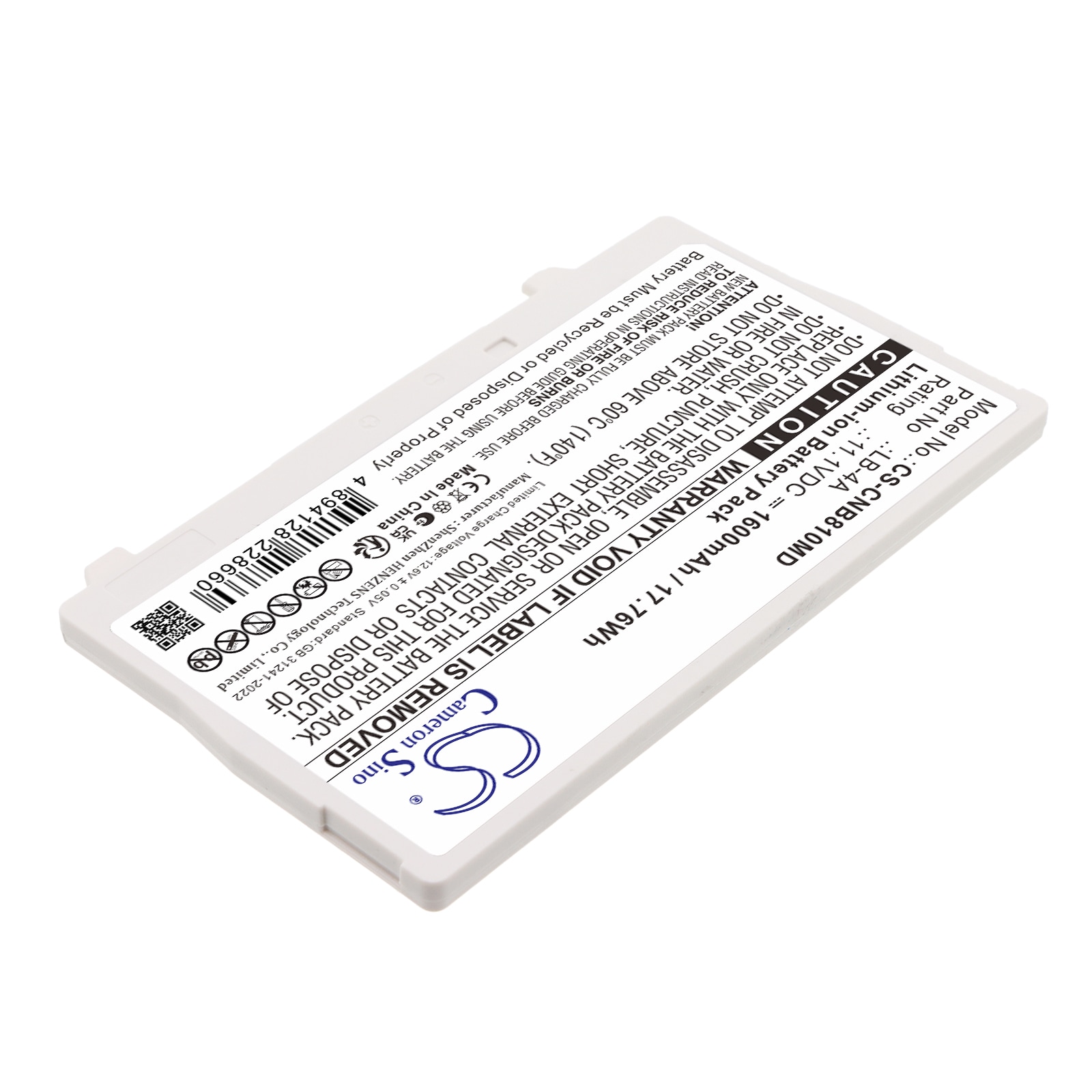 Akku Canonin Lääketiede-malleihin, kuten AX-C4343W, CXDI-410C Wireless jne.