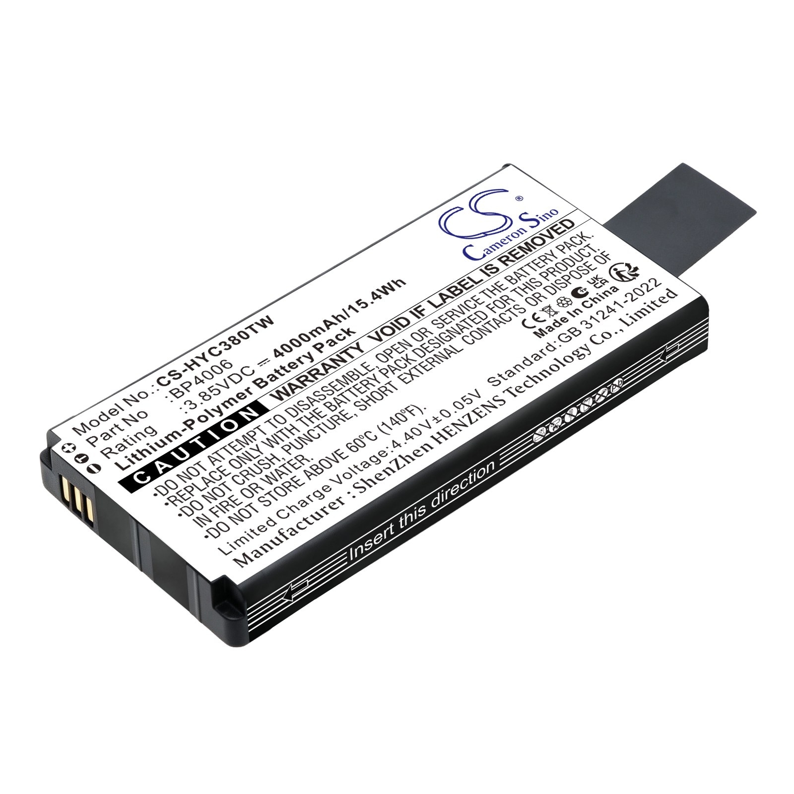 Akku Hytera PNC380-, PNC380S- ja PNC380 POC -radioihin
