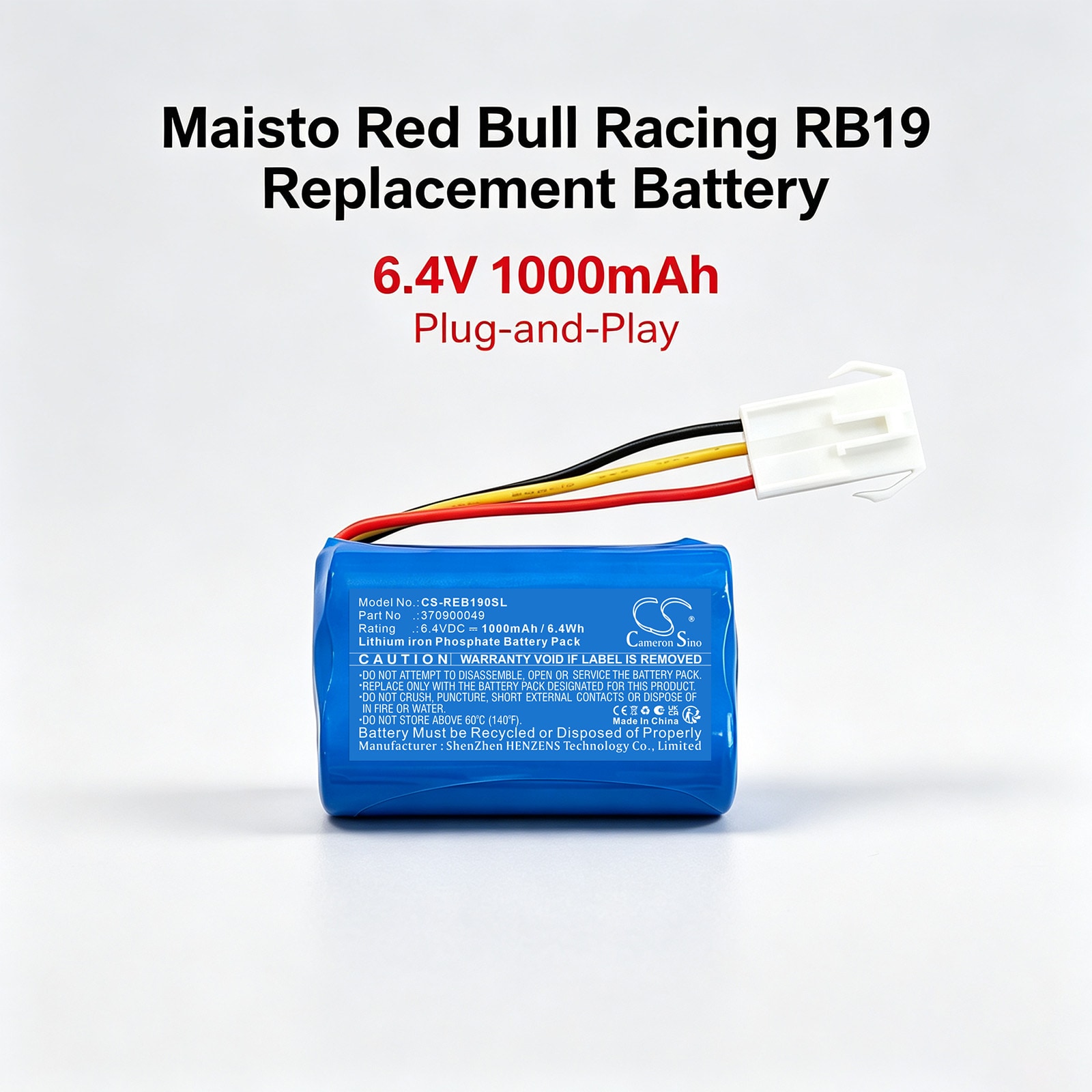 Akku Maisto Red Bull Racing RB19 -autoon