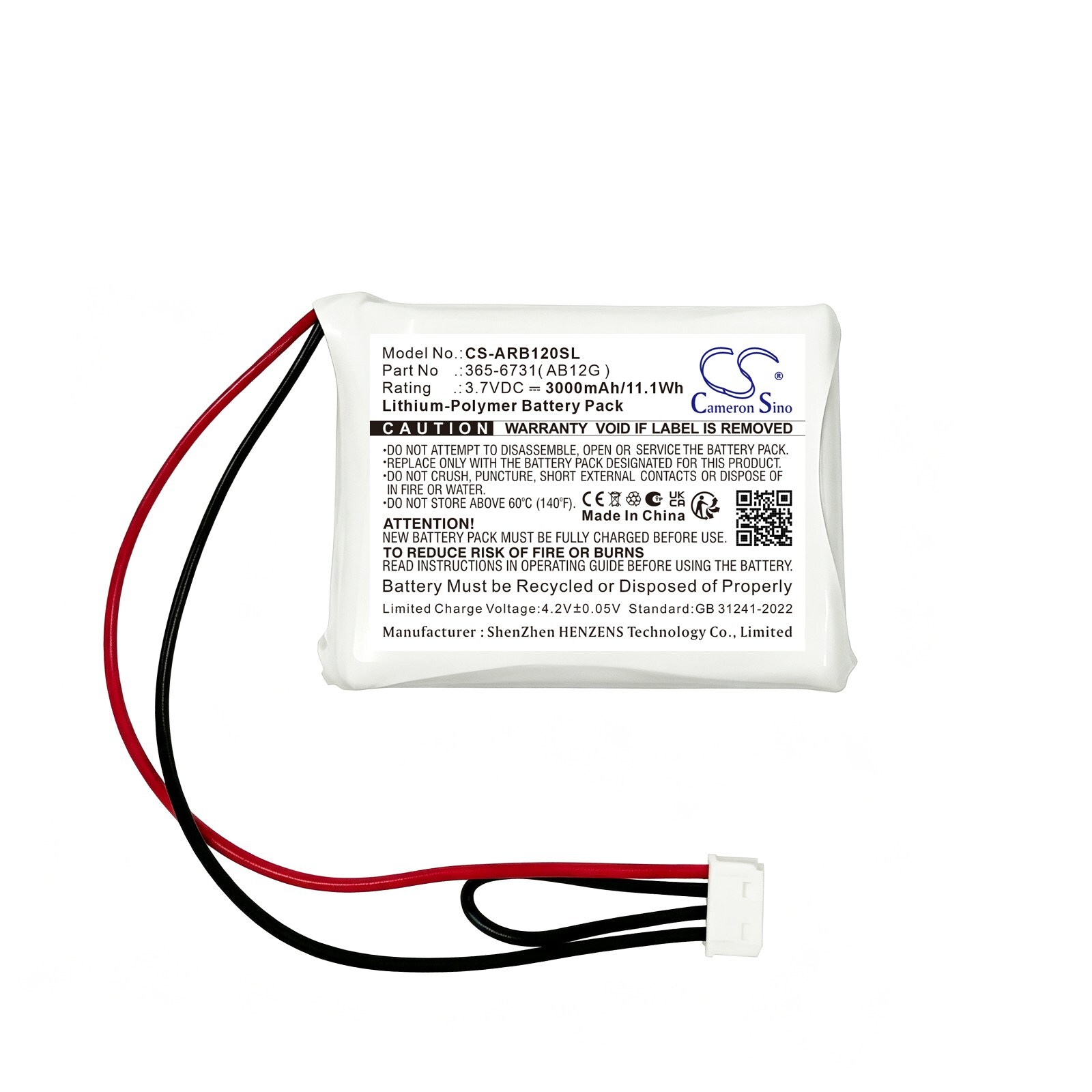 PLC:n akku, malli ABB 365-6731 (AB12G)