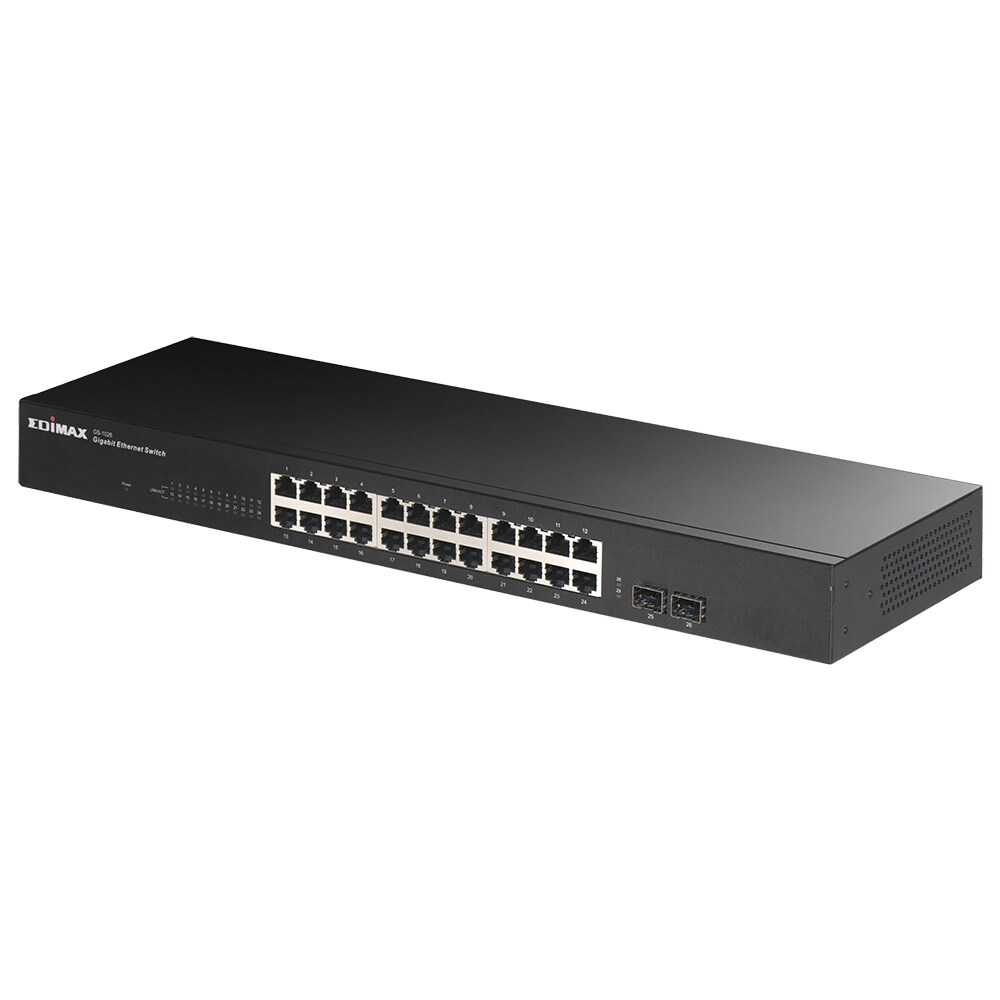 "Edimax 26-porttinen gigabittikytkin 2 SFP-portilla 19"