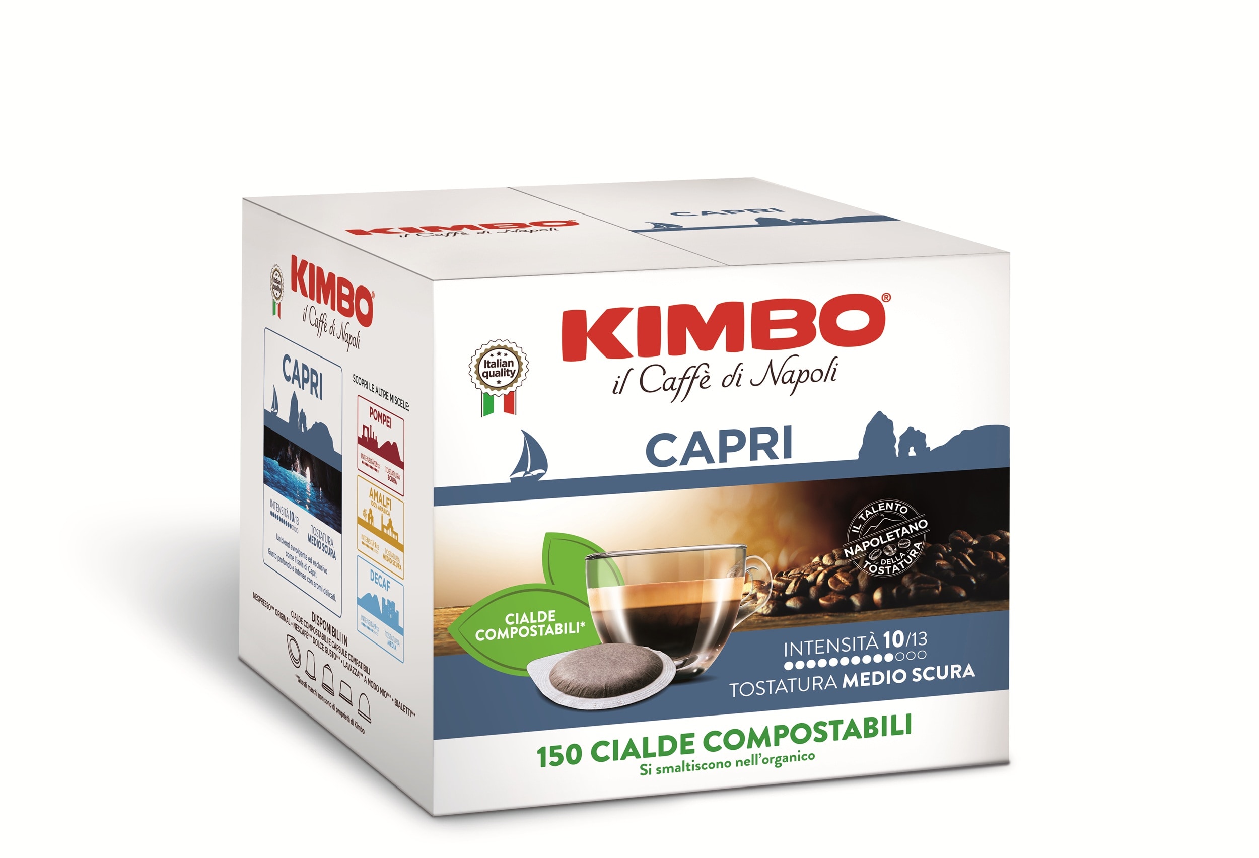 Kimbo CAPRI - 44mm ESE-tyynyt 150 kpl a 7, 3g