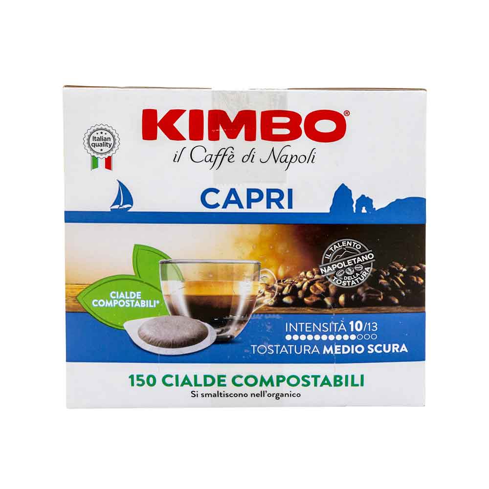 Kimbo CAPRI – 44 mm:n ESE-kapselit, 150 kpl, 7,3 g/kpl