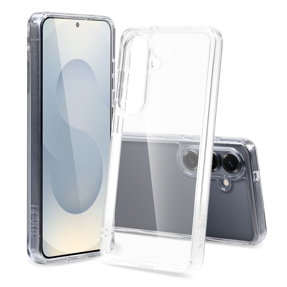 Nevox StyleShell SHOCKFlex - Samsung Galaxy S26, läpinäkyvä