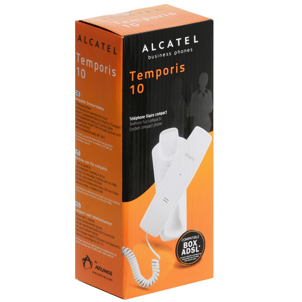 valkoinen, Alcatel Temporis 10