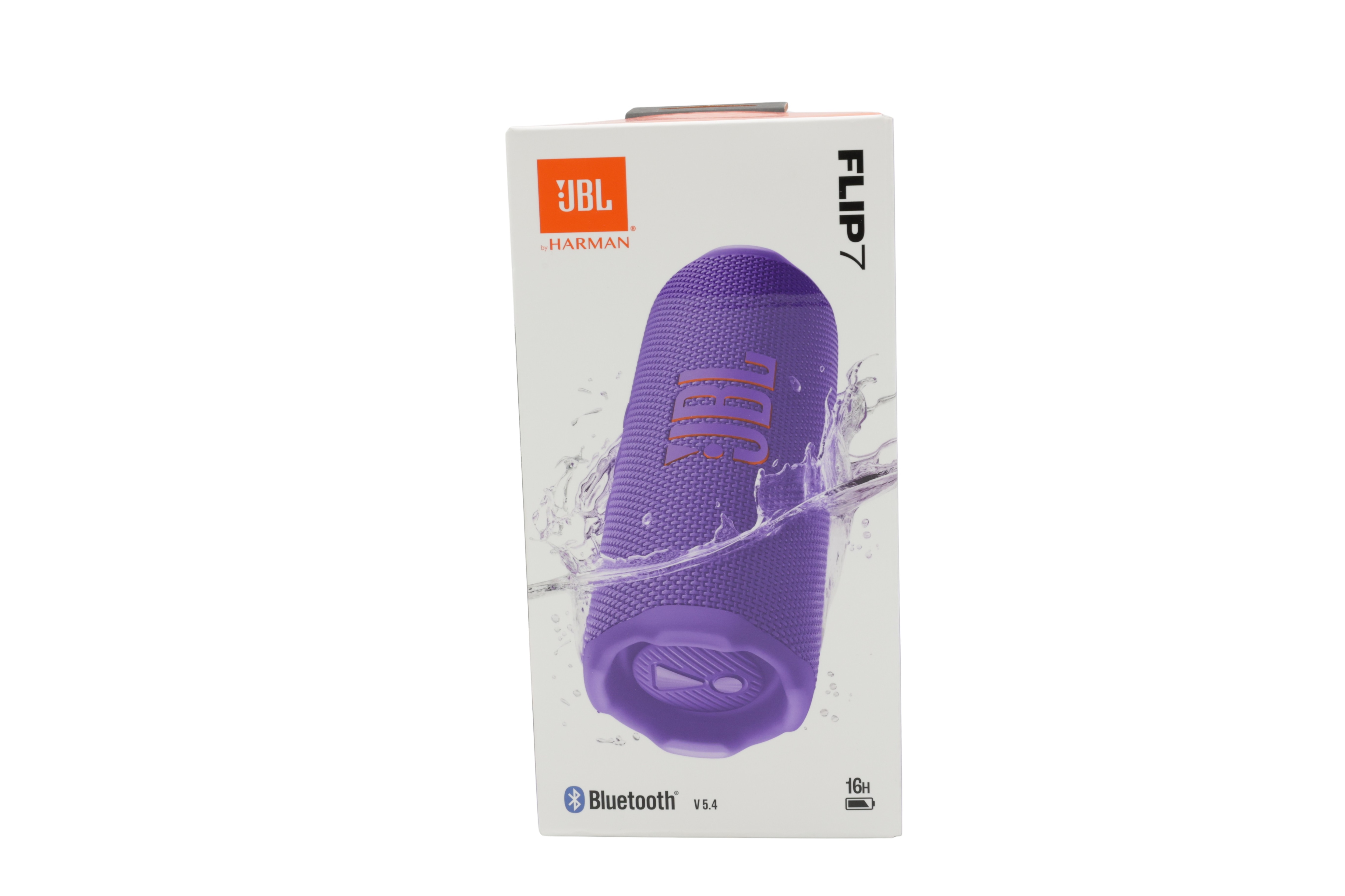 violetti, JBL Flip 7, pitkäaikainen voi olla Bluetooth-kaiutin