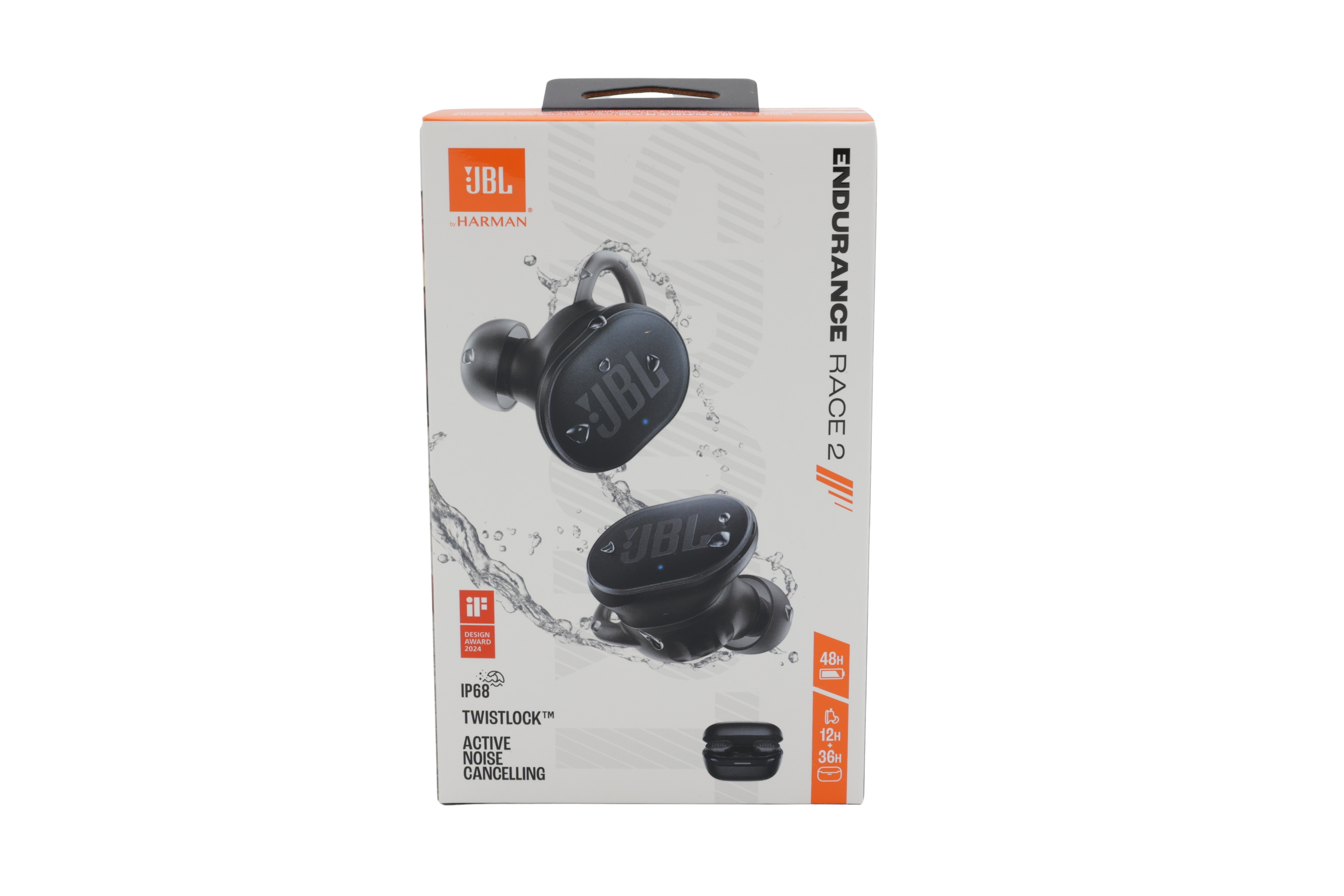 aidosti langattomat Bluetooth-kuulokkeet, musta, JBL Endurance Race 2