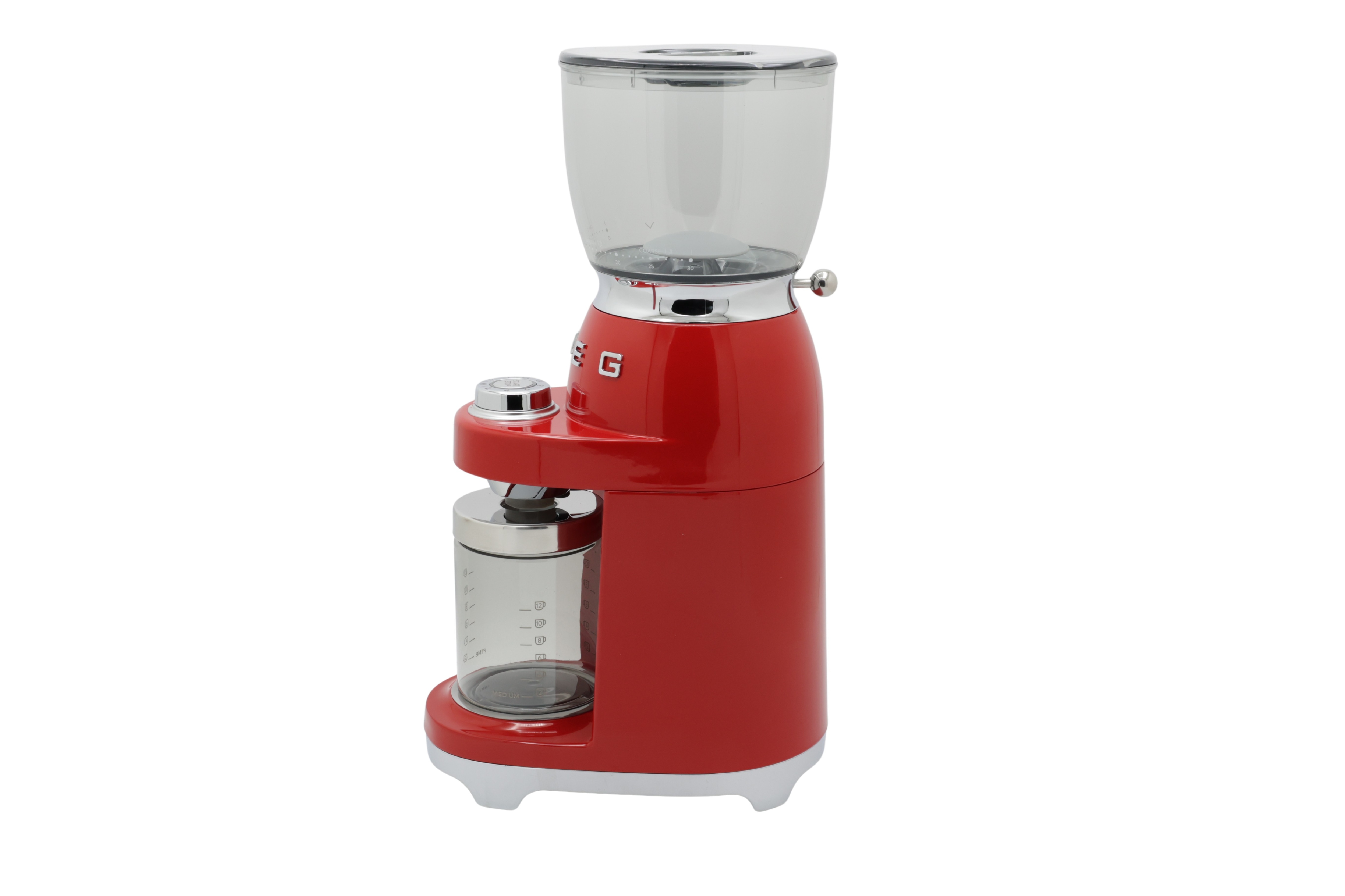 Smeg CGF11RDEU Kahvimylly 50-luvun tyyliin punainen